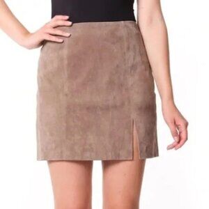 Blank NYC Suede Miniskirt